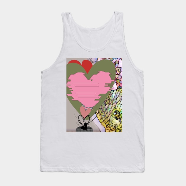 Pink note hearts for santa clause Tank Top by TriForceDesign